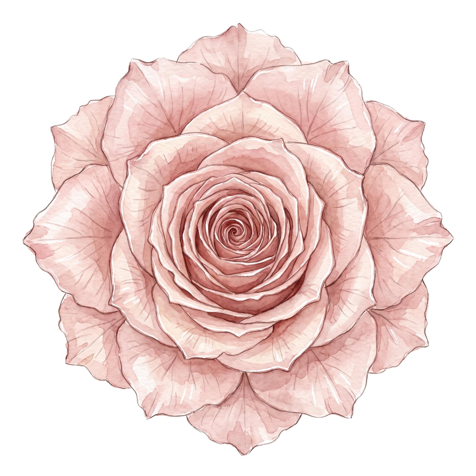 Rosa interactiva de 12 pétalos